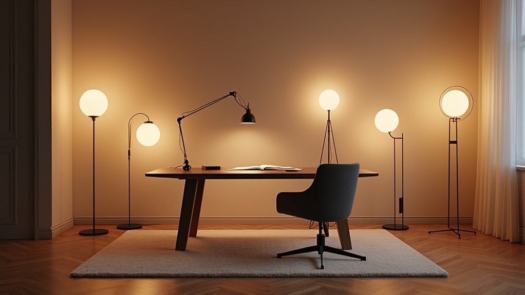 stylish and functional office lighting